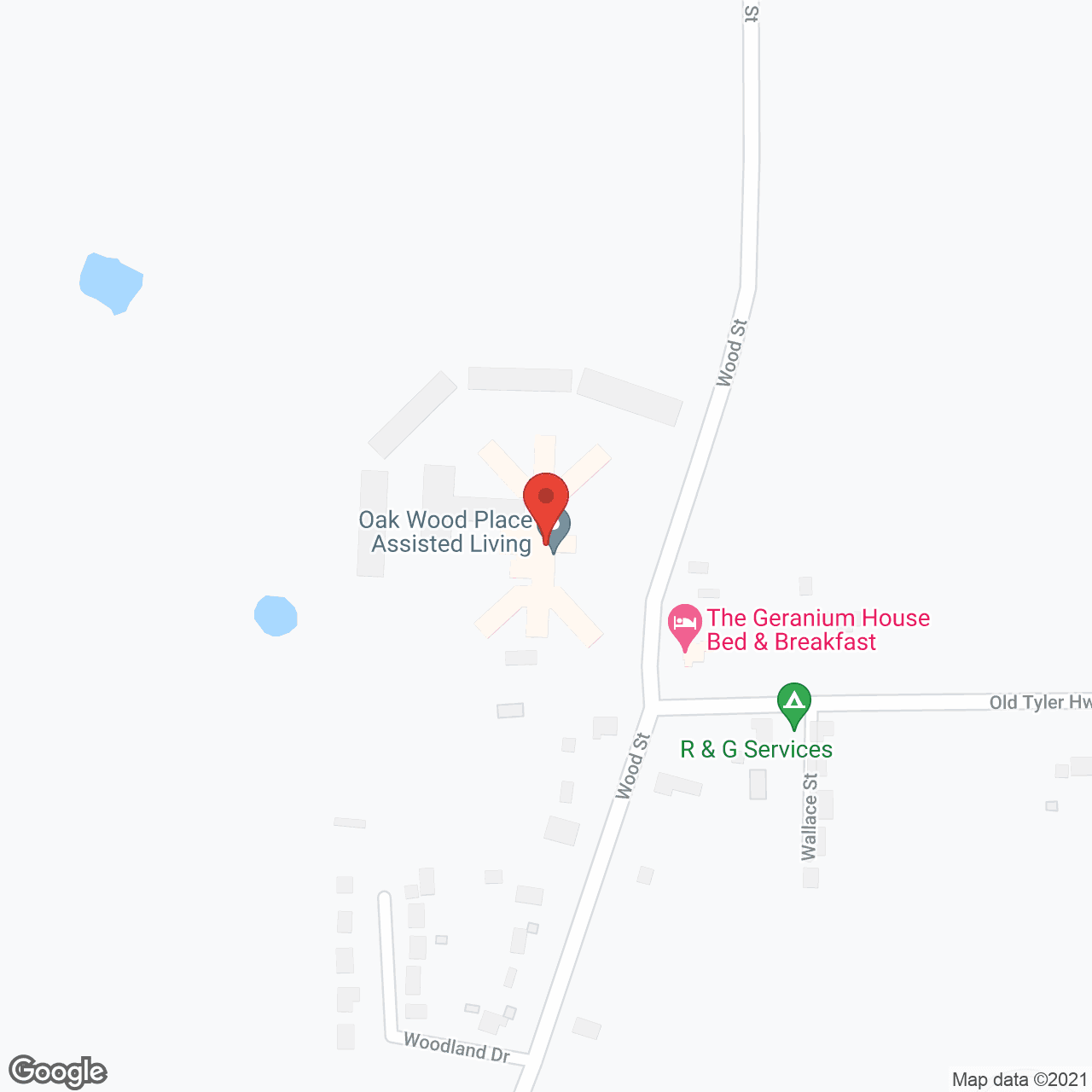 Oak Wood Place Assisted Living in google map