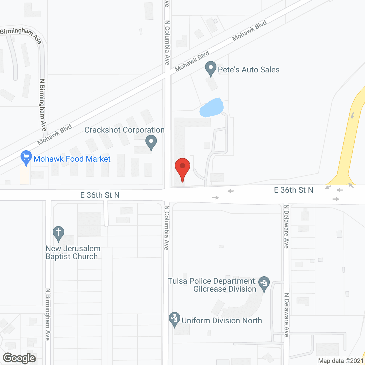Green Country Care Ctr in google map