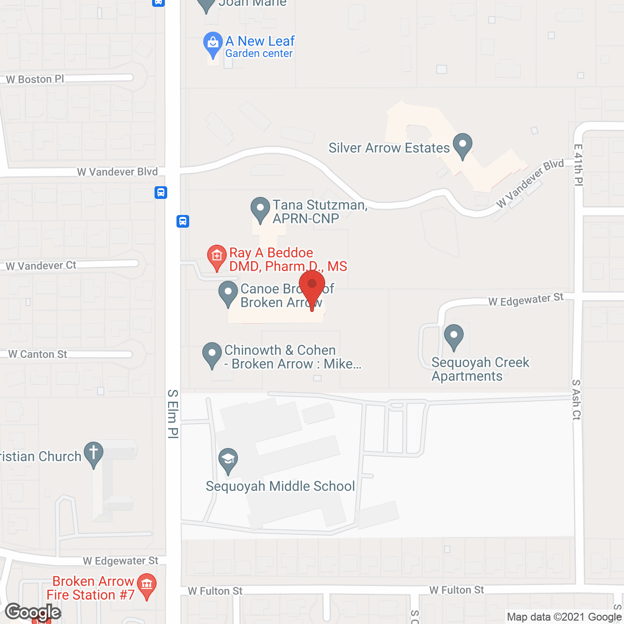 Canoe Brook Assisted Living - Broken Arrow in google map