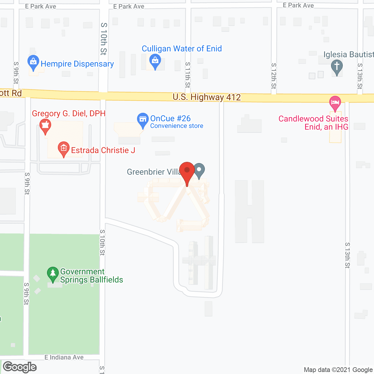 Greenbriar Special Care in google map