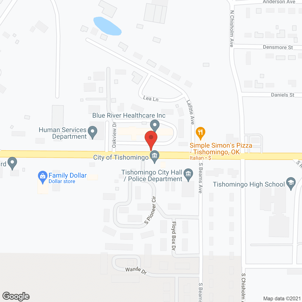 Hillcrest Nursing Home in google map