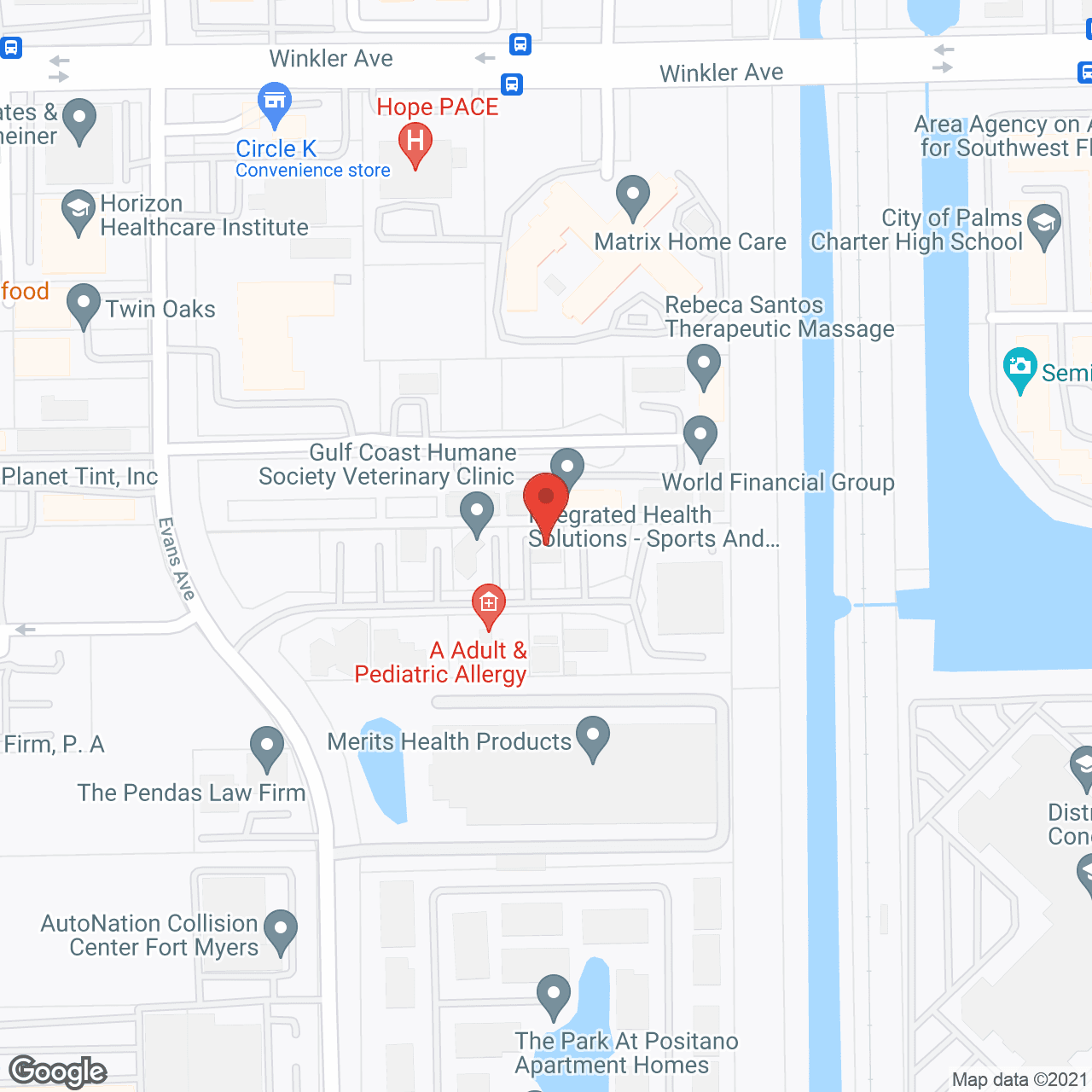 Associated Home Health in google map