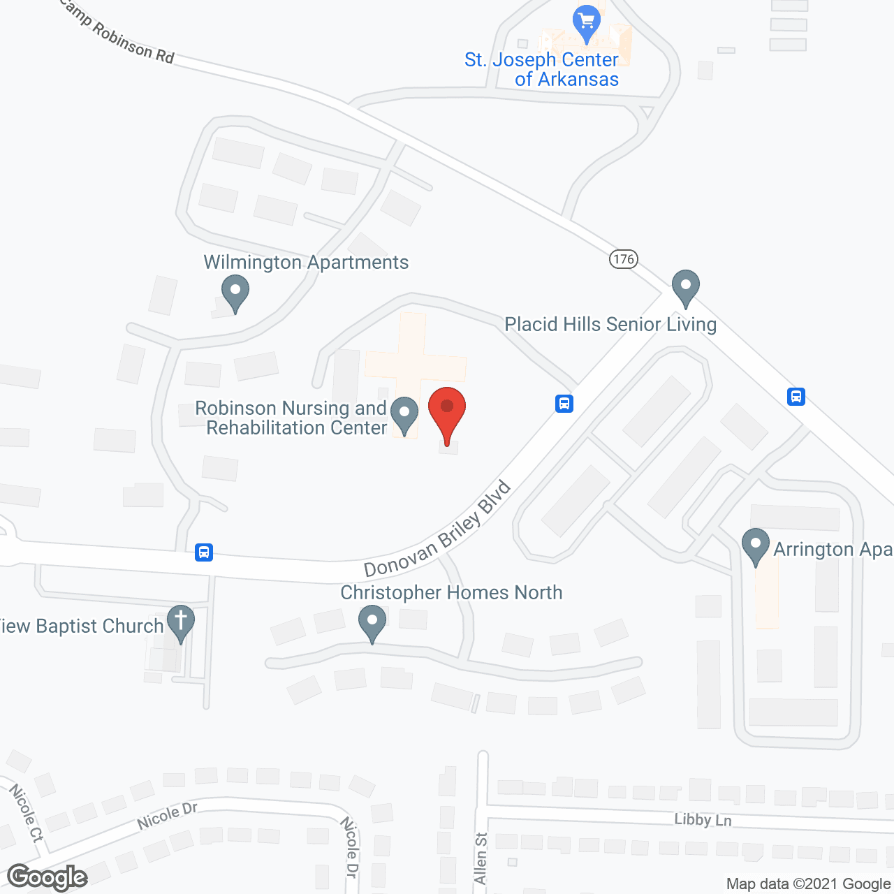 Robinson Healthcare in google map