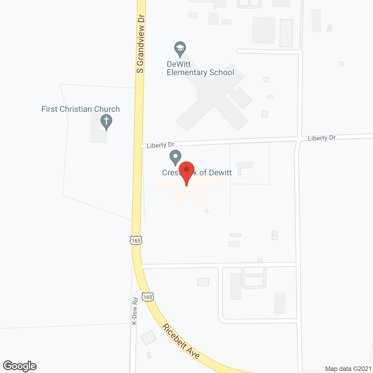 Crestpark Nursing Home in google map