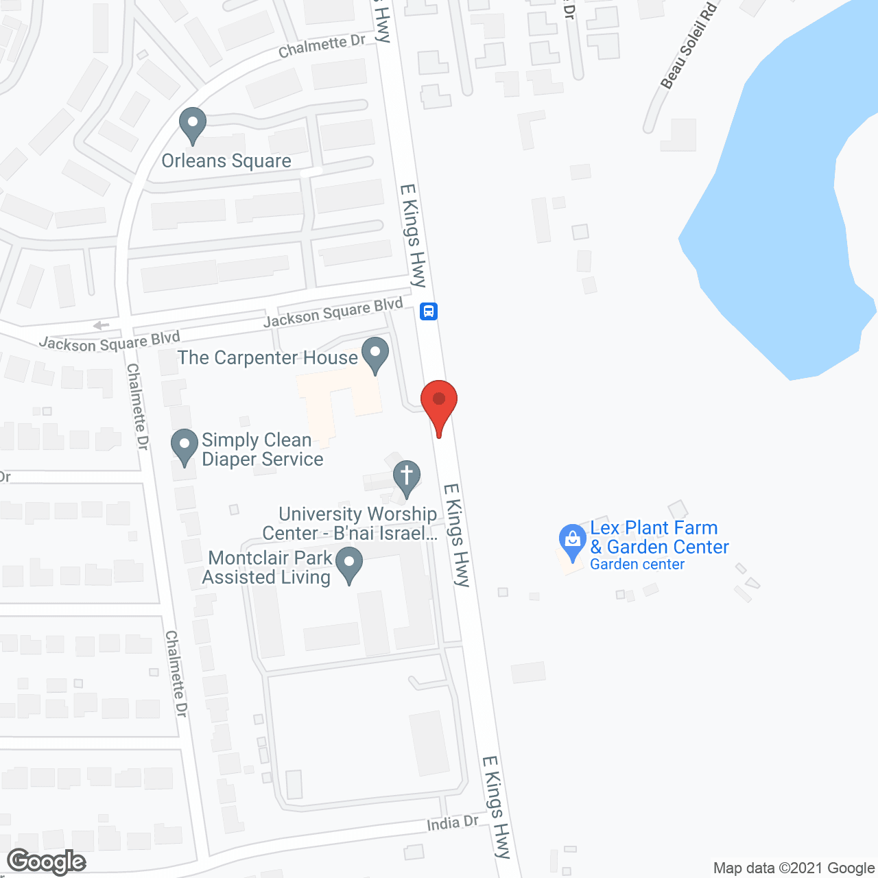 Montclair Park Assisted Living in google map