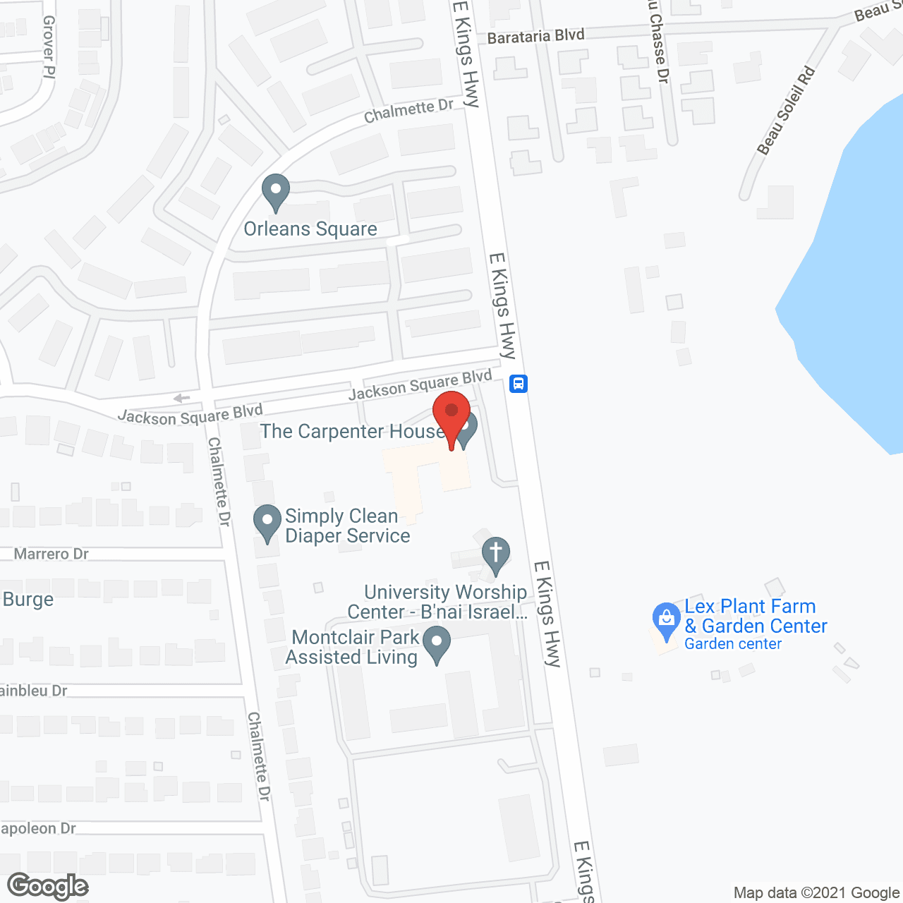 The Terrace of Shreveport in google map