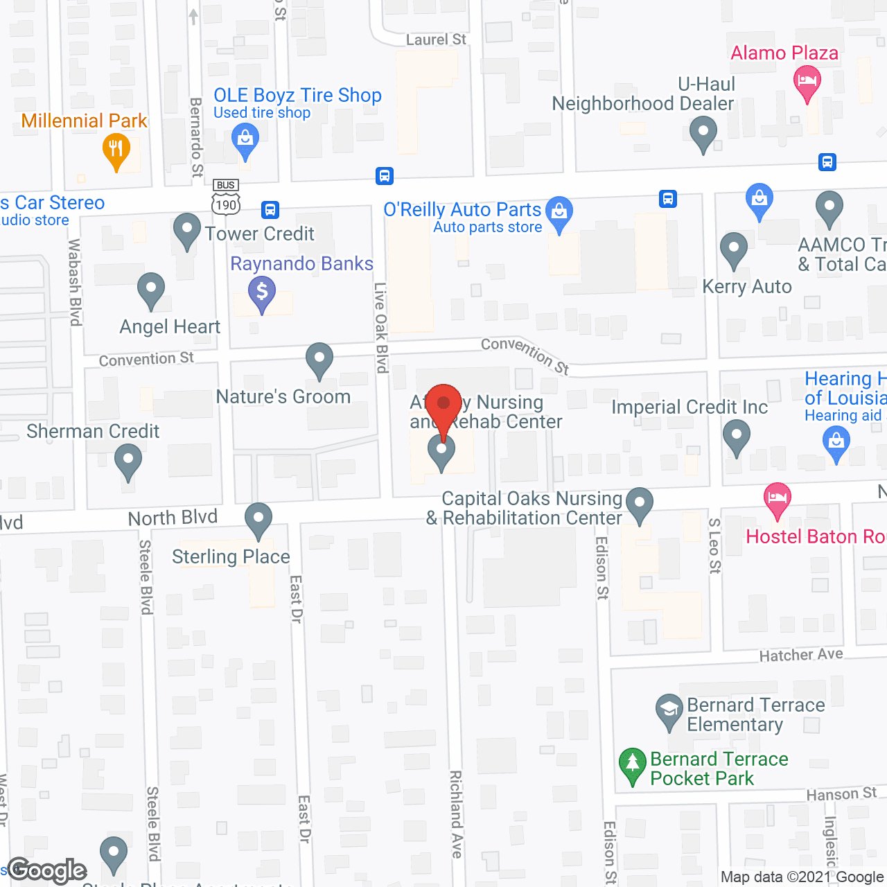 Affinity Nursing and Rehab Center in google map