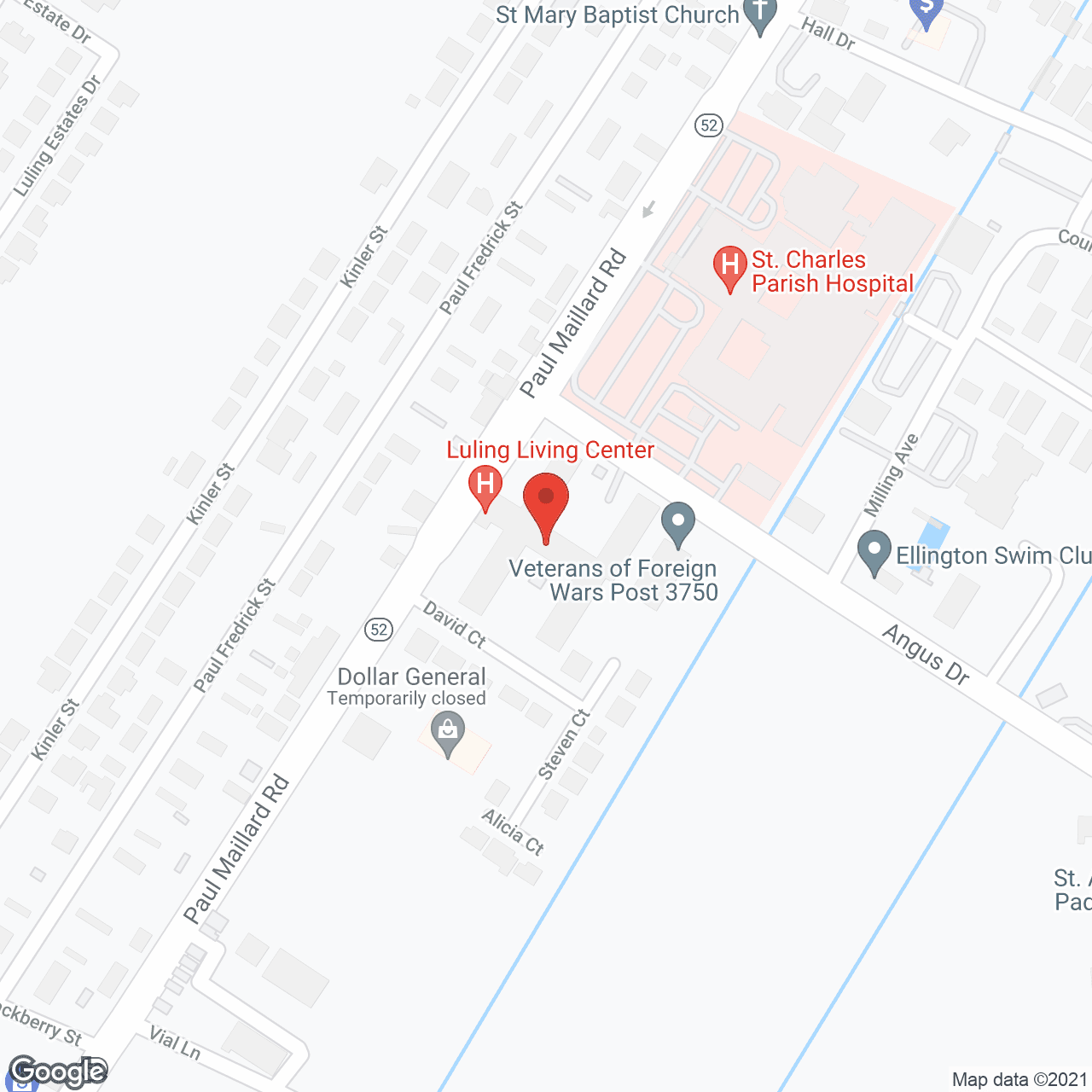 Luling Living Center in google map
