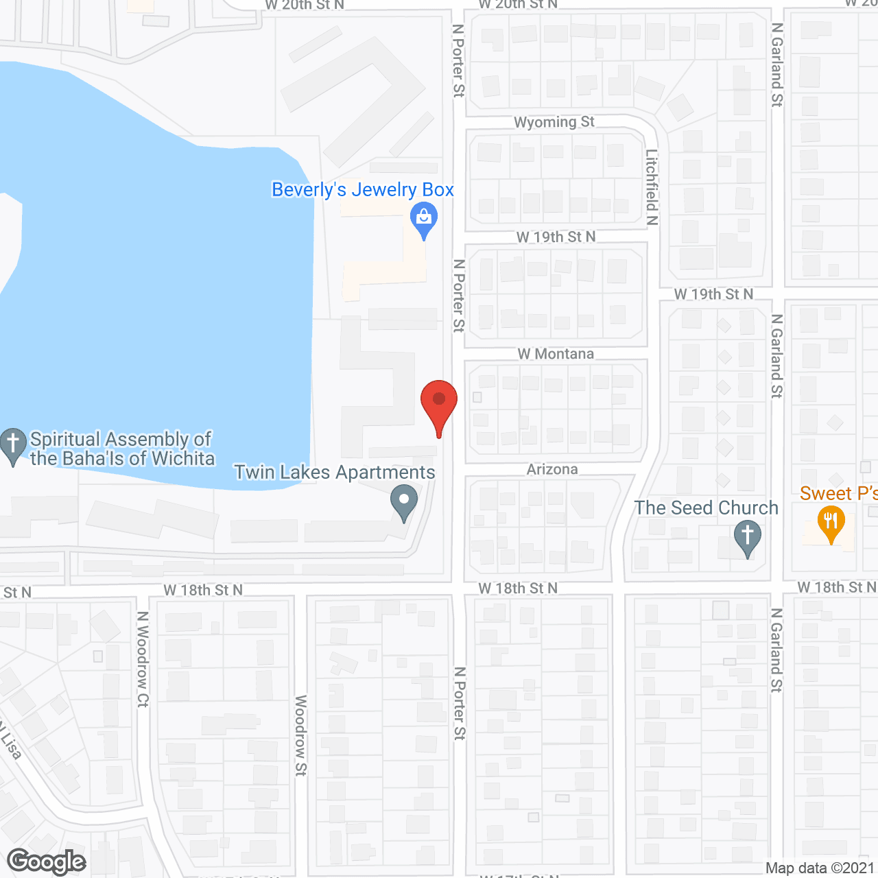 Twin Lakes Apartments in google map