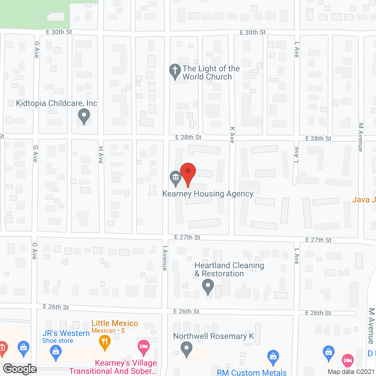 Kearney Manor in google map