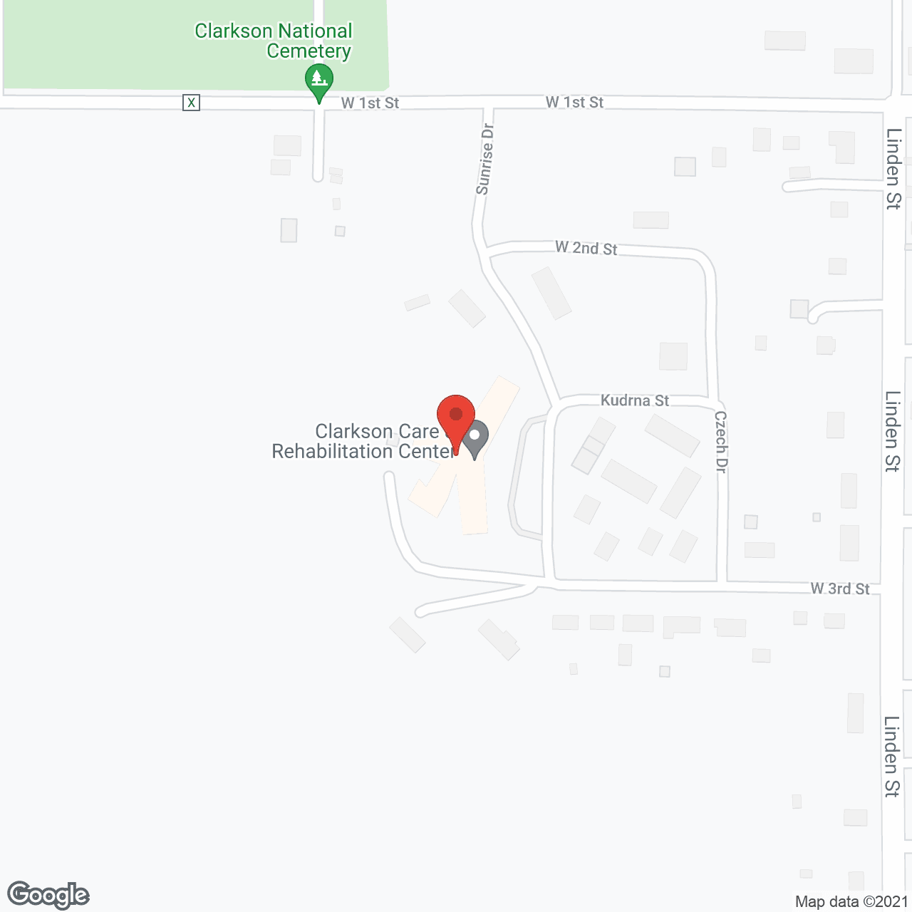 Clarkson Community Care Center in google map