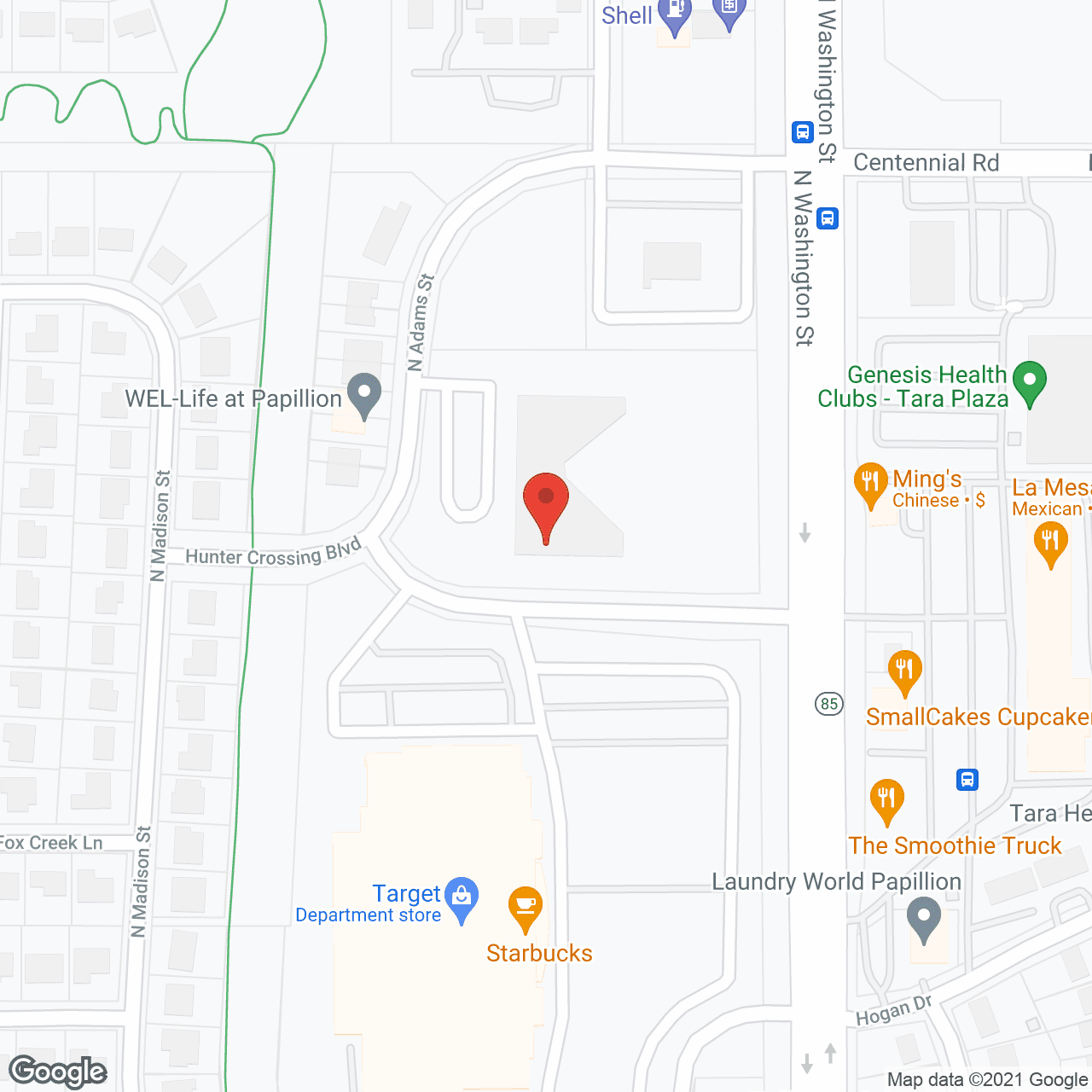 WEL-Life Assisted Living at Papillion in google map