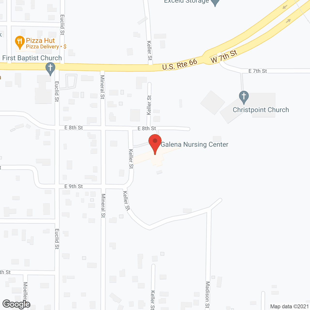 Galena Nursing Center in google map
