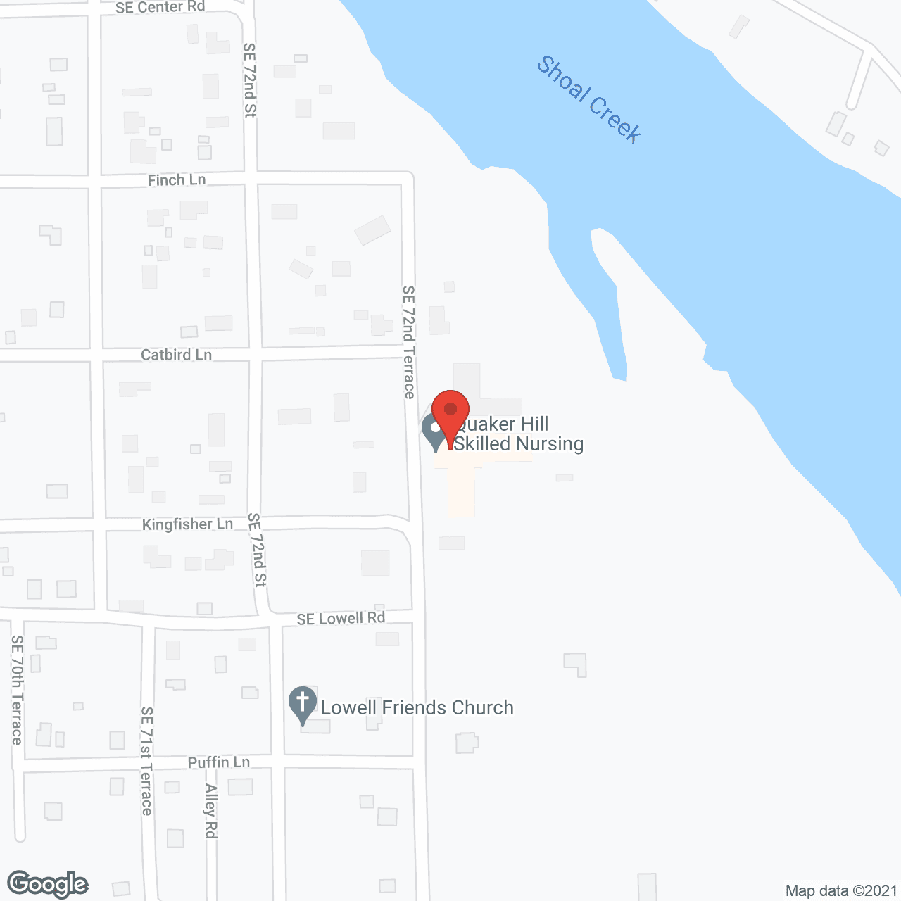 Quaker Hill in google map
