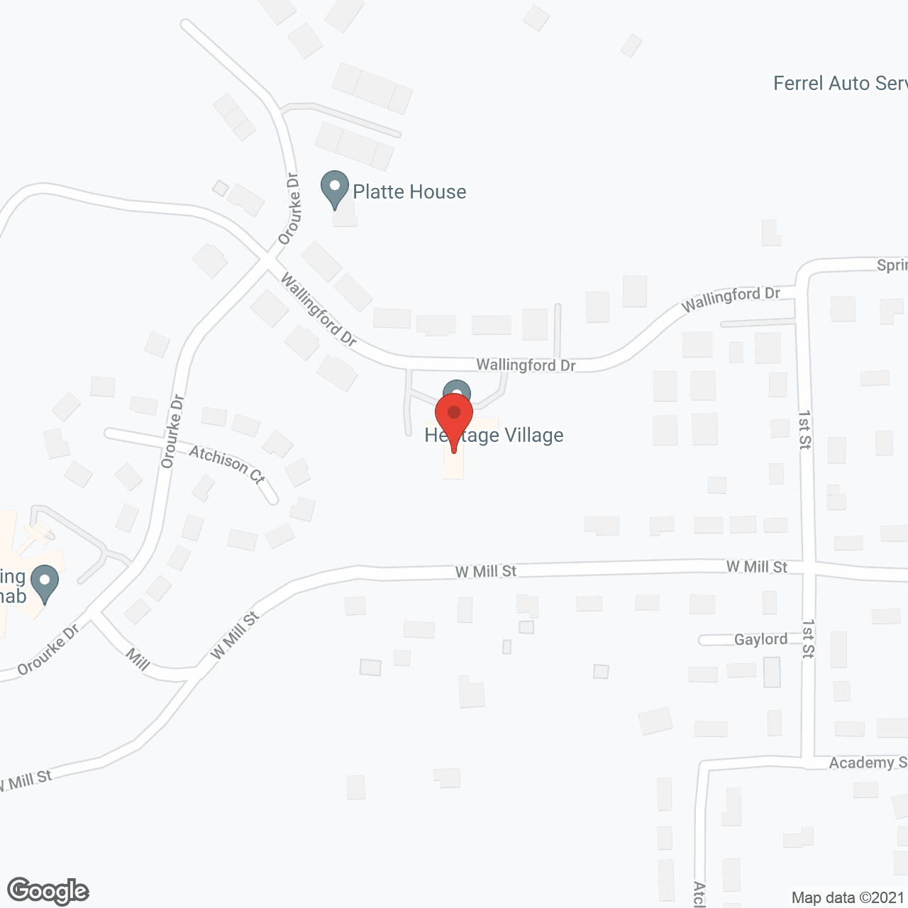 Heritage Village of Platte City in google map