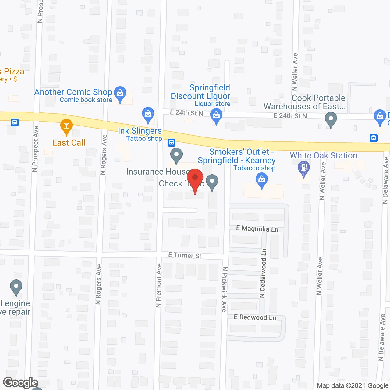 Kearney Villa in google map