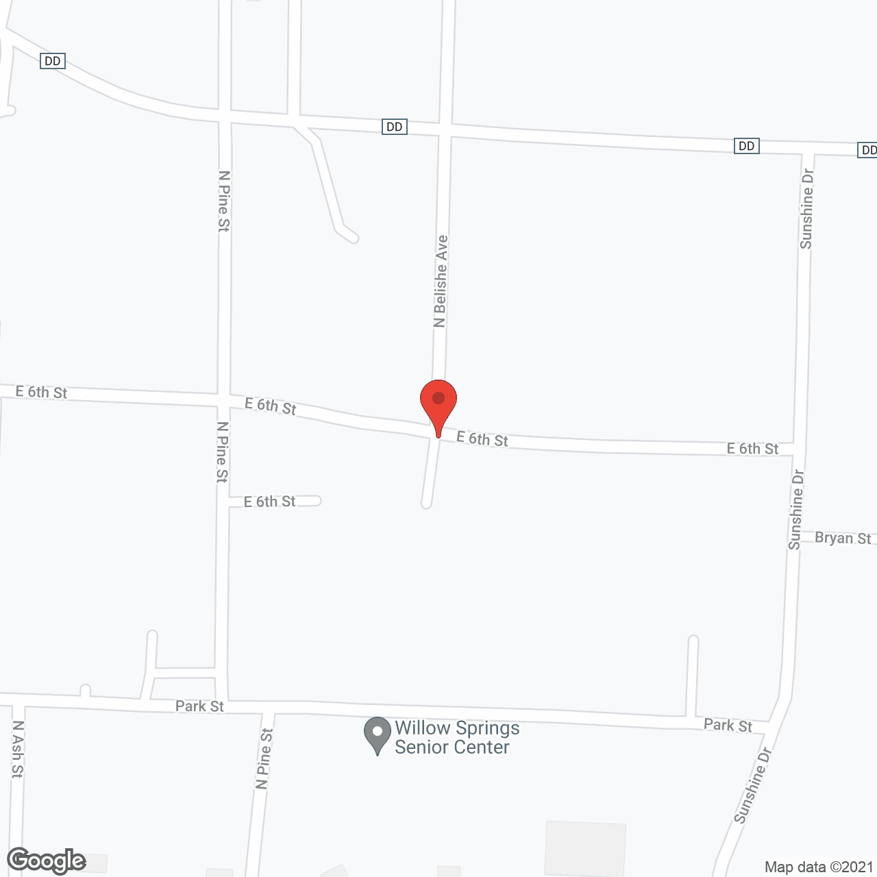 Willow Springs Senior Housing in google map