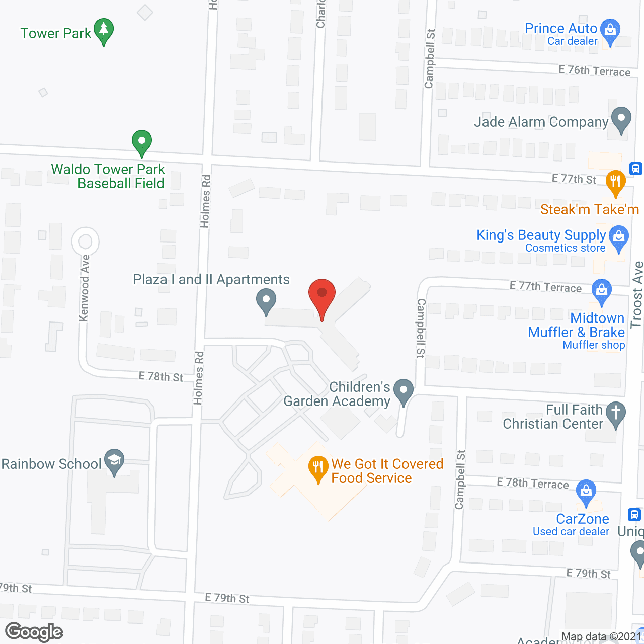Shalom Plaza Apartments in google map