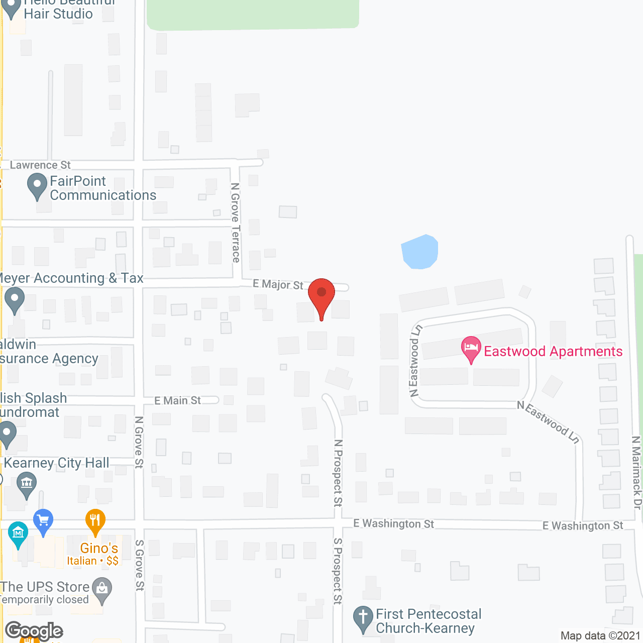 Kearney Senior Housing in google map