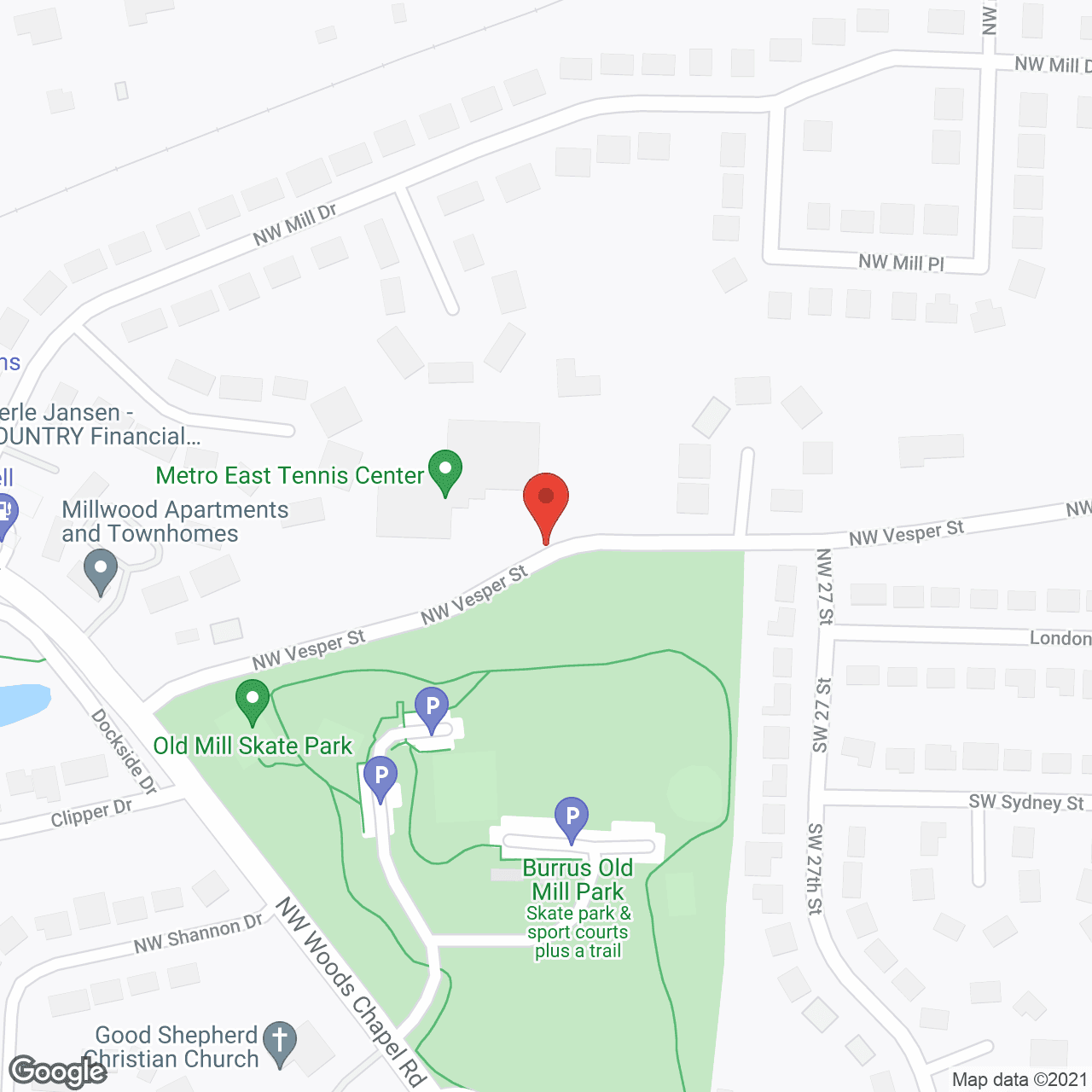 Collier Care Home in google map