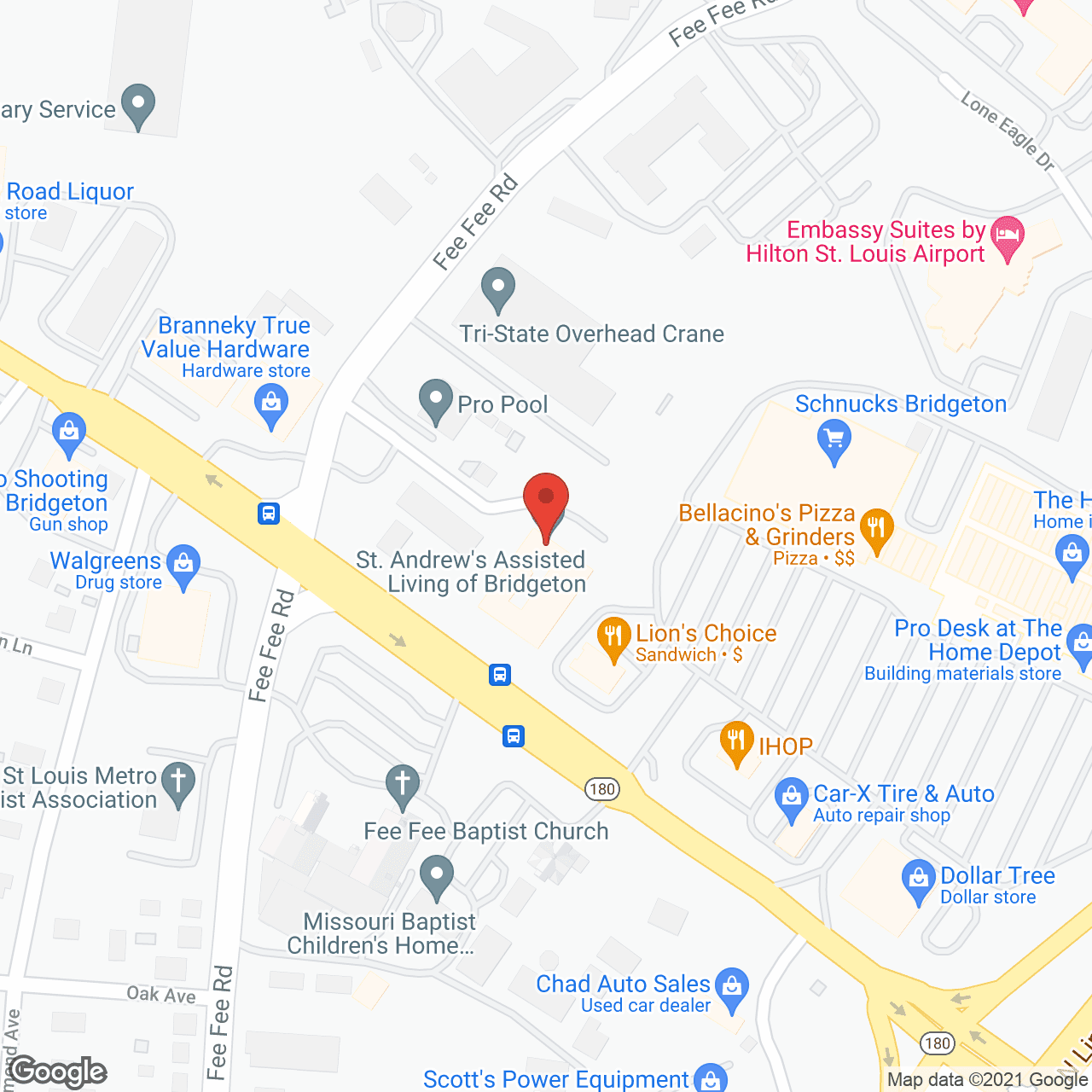 St. Andrew's Assisted Living of Bridgeton in google map