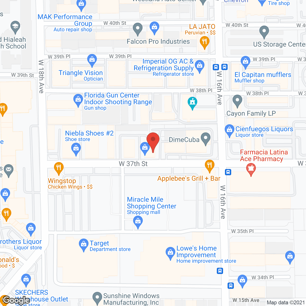 A Action Home Health Care in google map