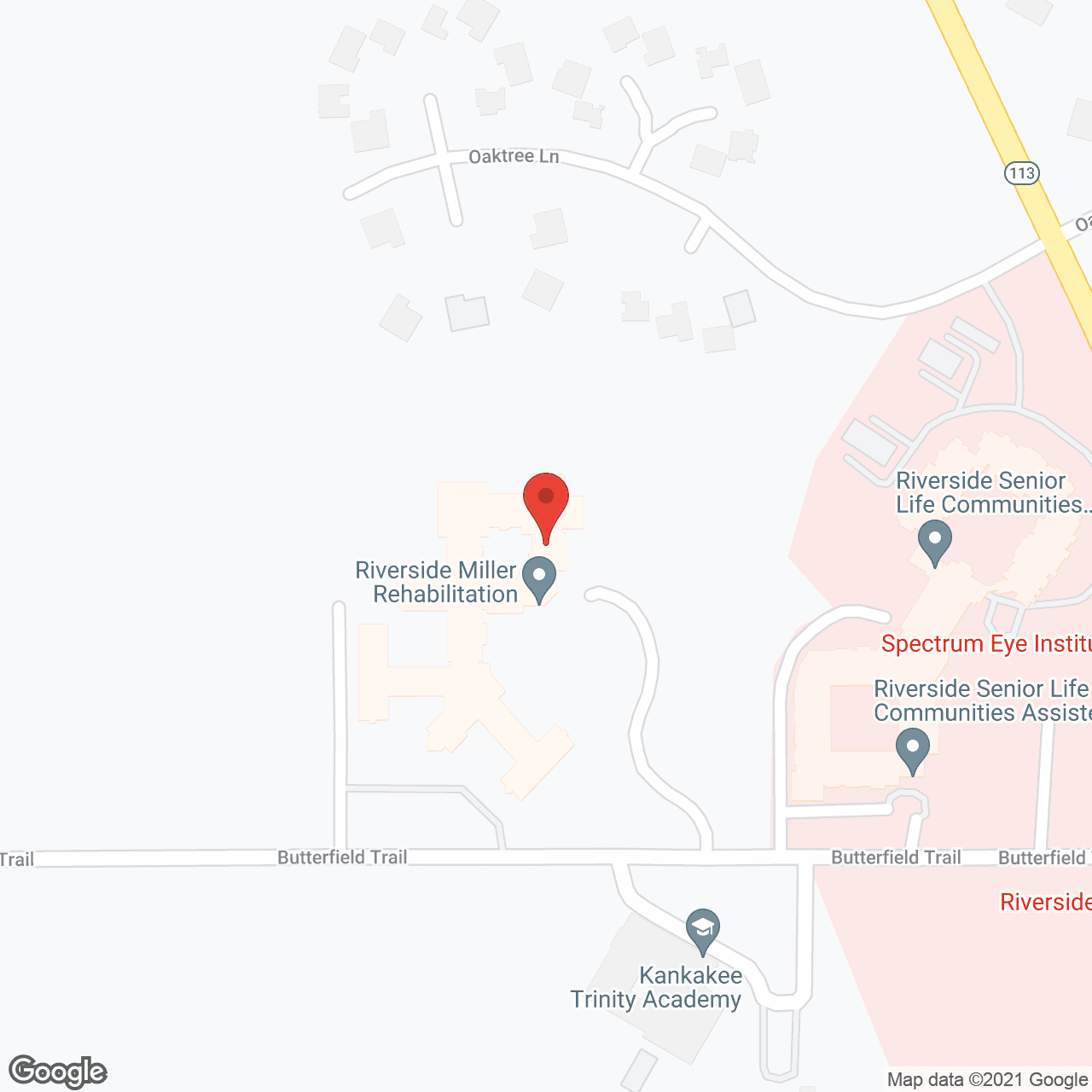 Miller Center in google map