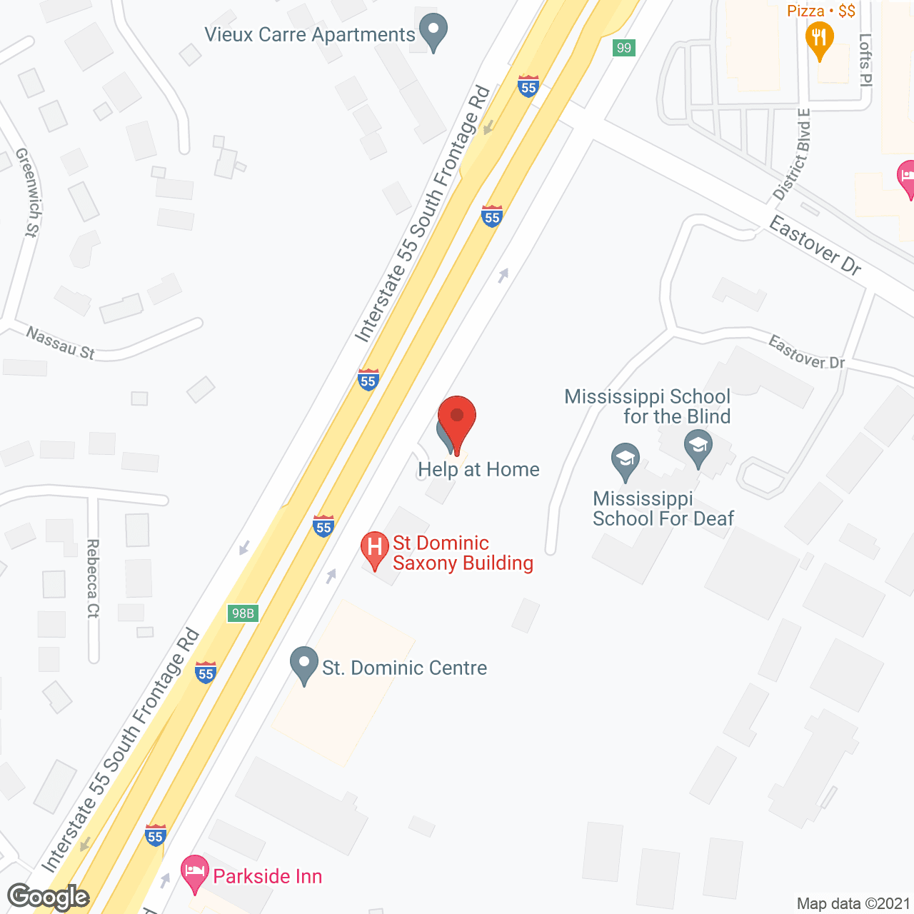 Oxford Health Care in google map