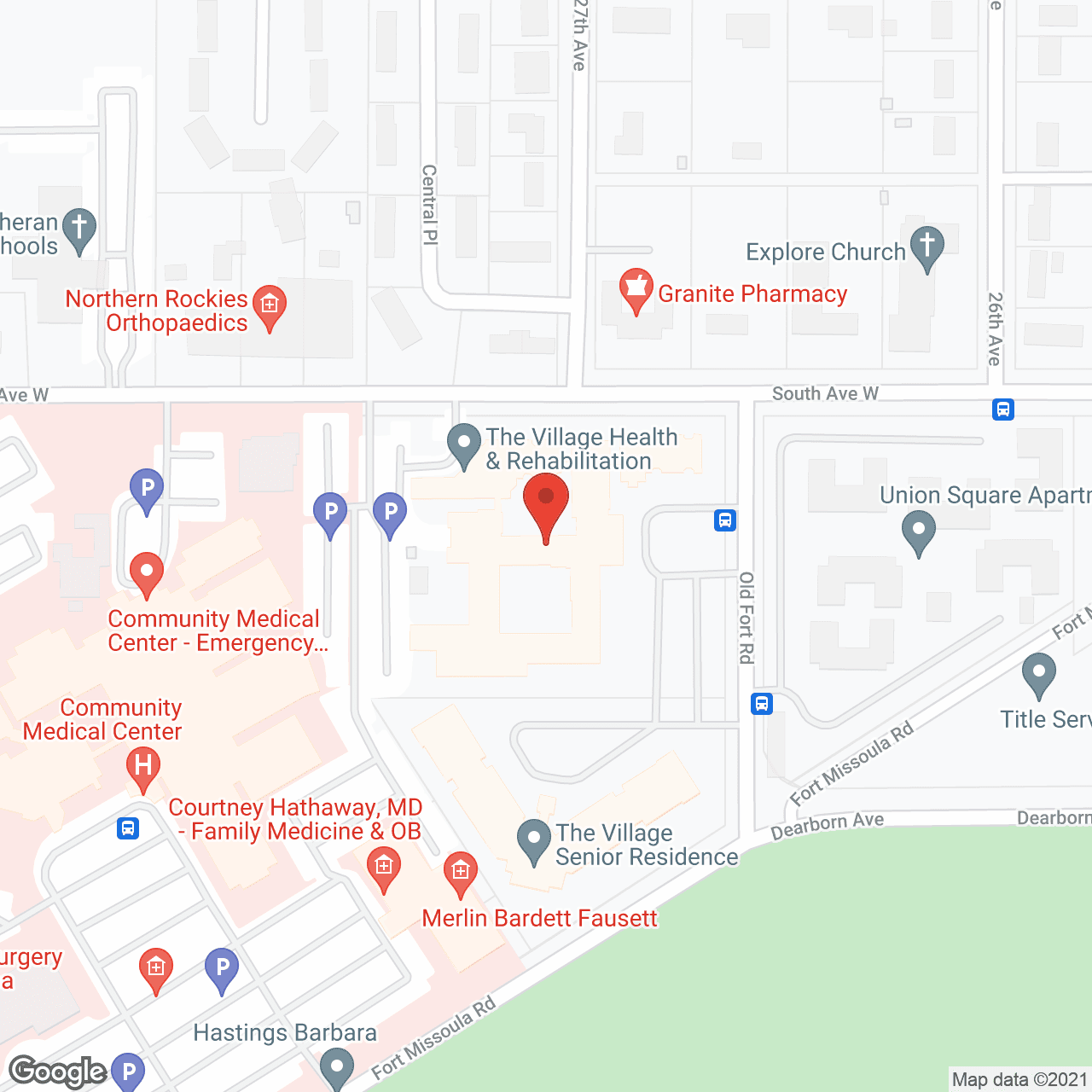 Village Health Care Center in google map