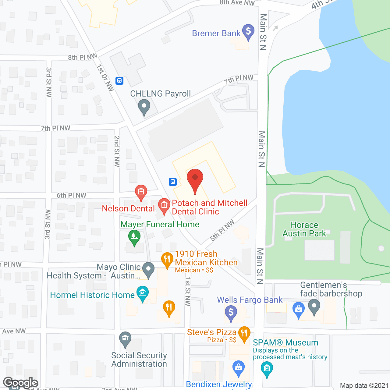 Cedars of Austin in google map
