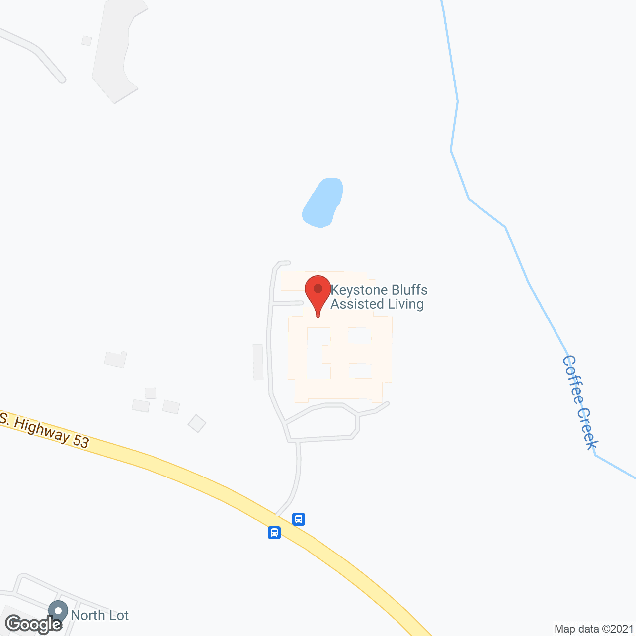 Keystone Bluffs Assisted Living in google map