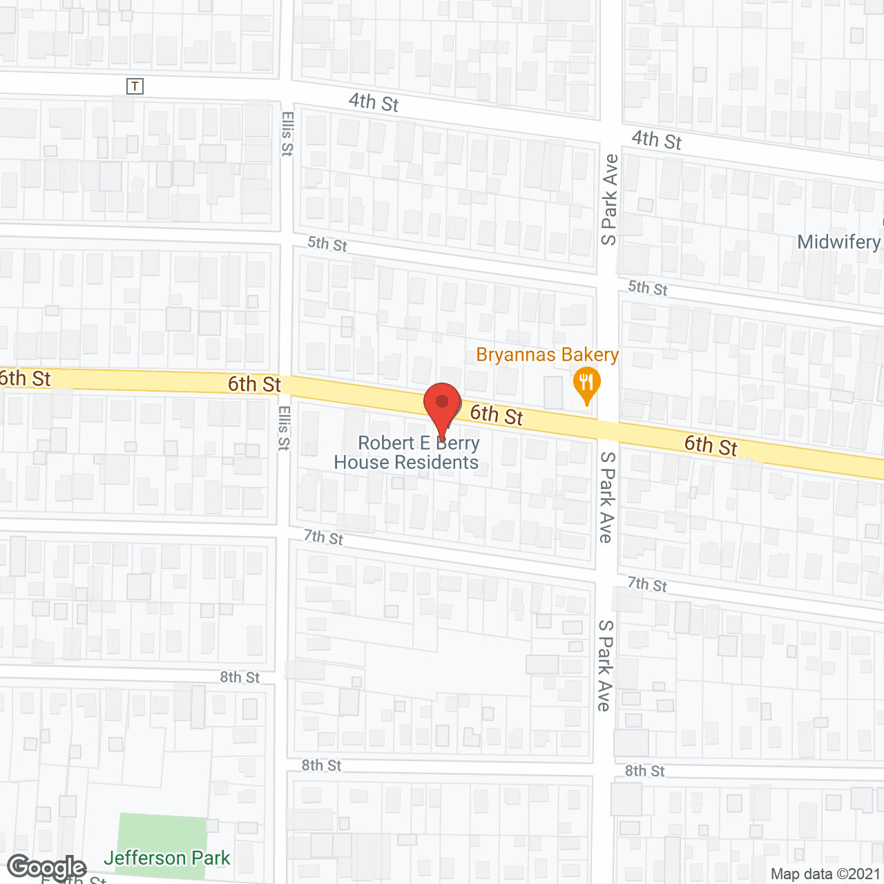 Robert E Berry House Inc in google map