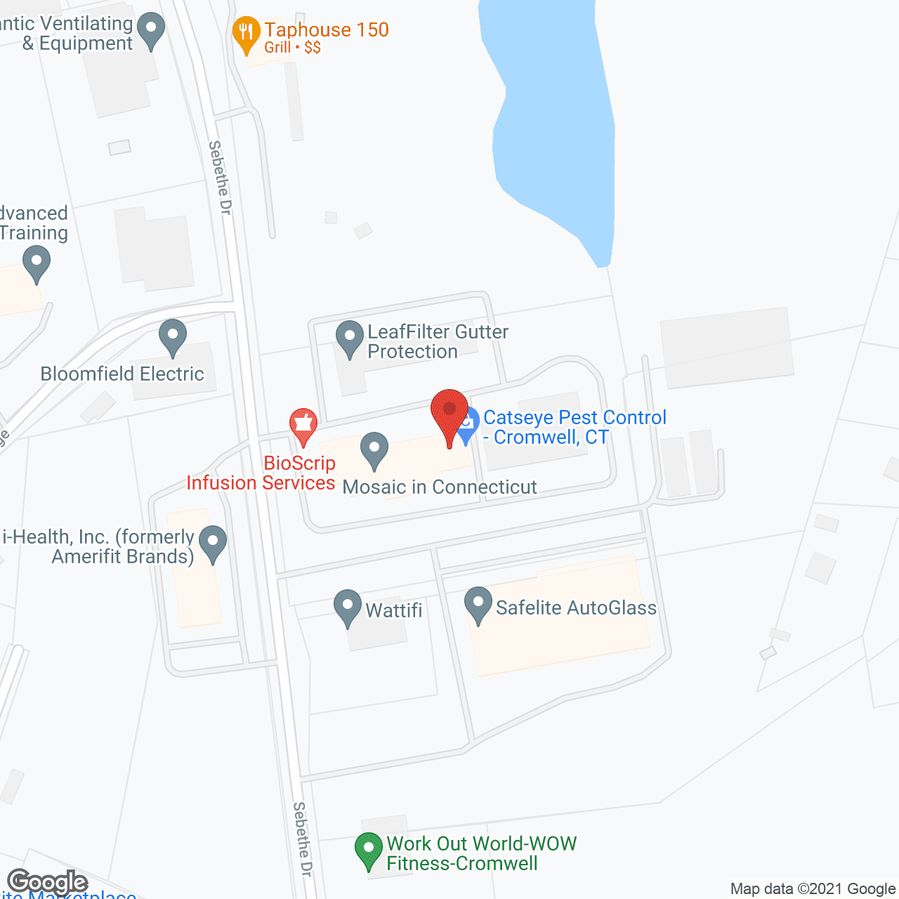 Respracare Lincare in google map