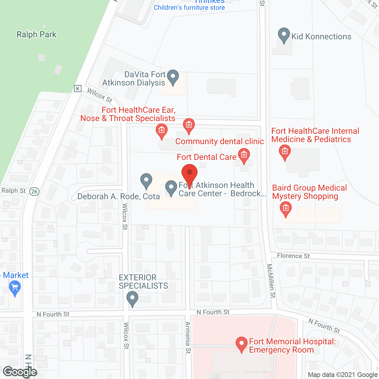 Golden Living Center Fort Atkinson in google map