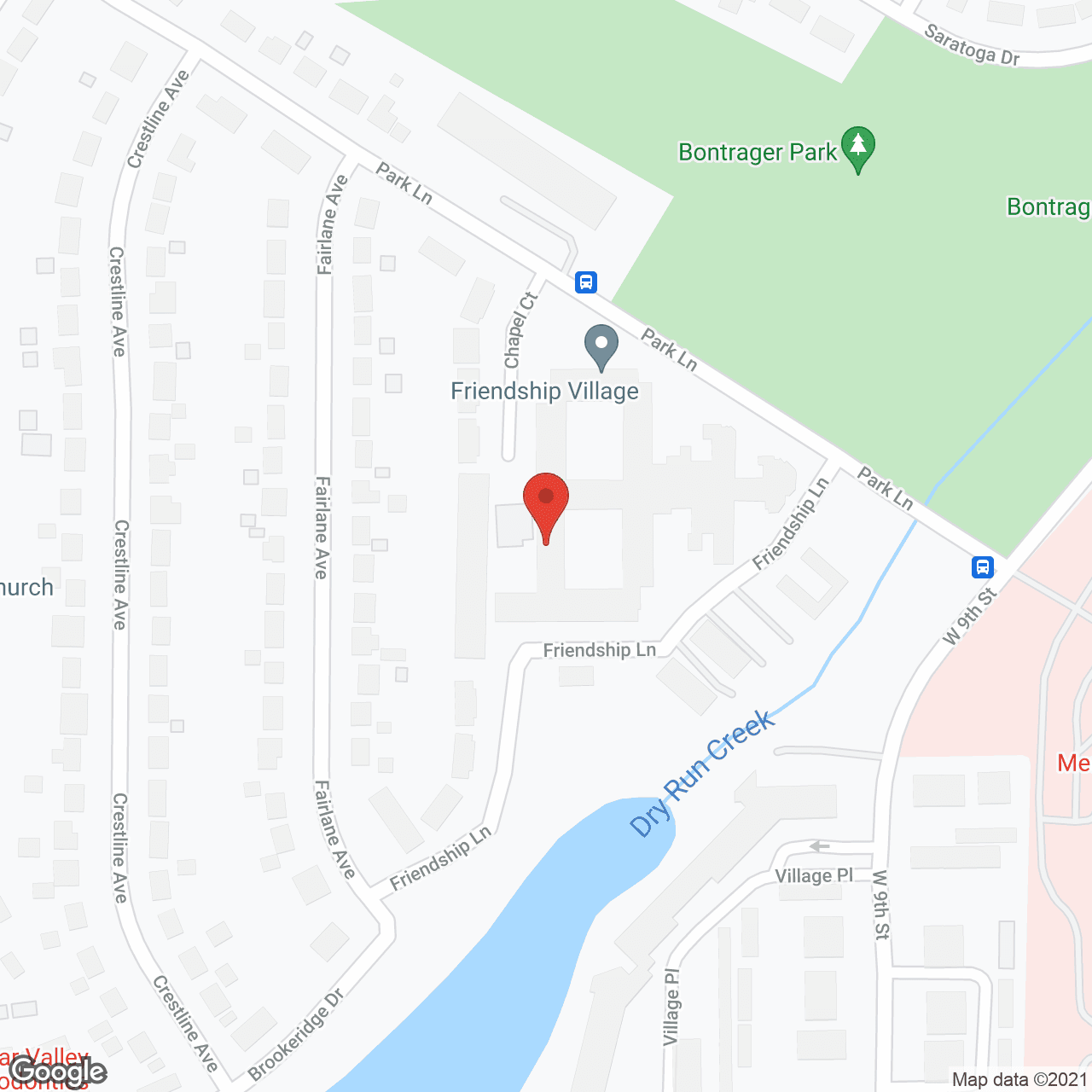Friendship Village Center in google map