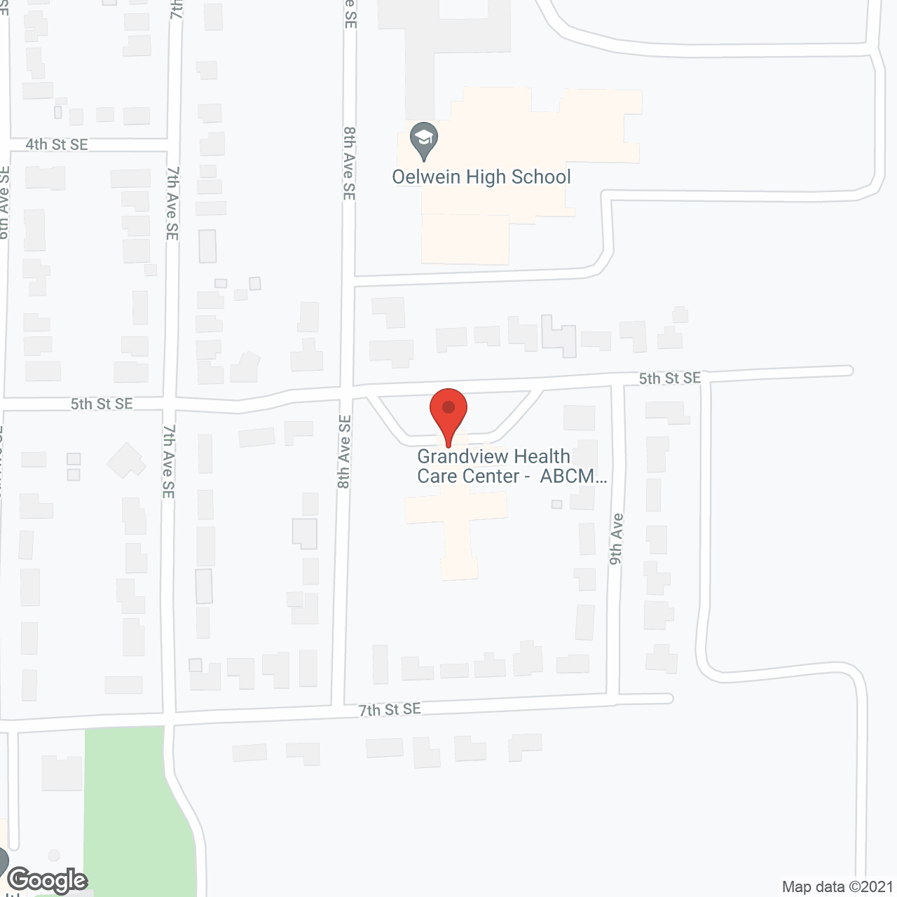 Grandview Health Care Center in google map