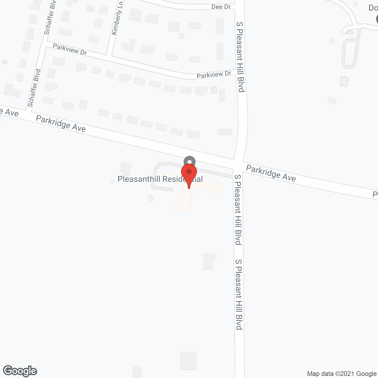 Pleasant Hill Residential in google map