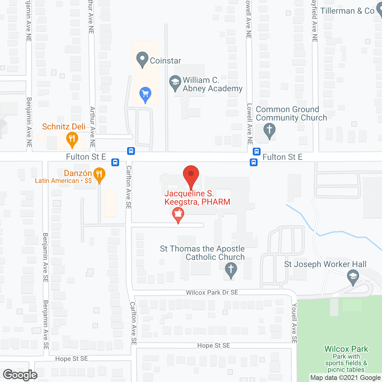Fulton Manor in google map