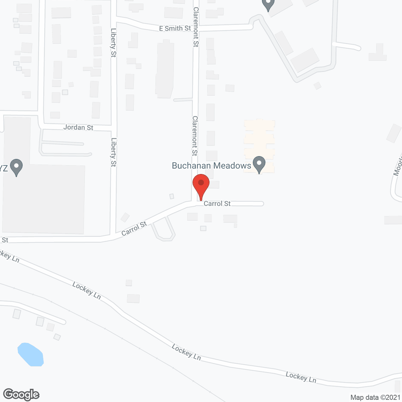 Buchanan Meadows in google map