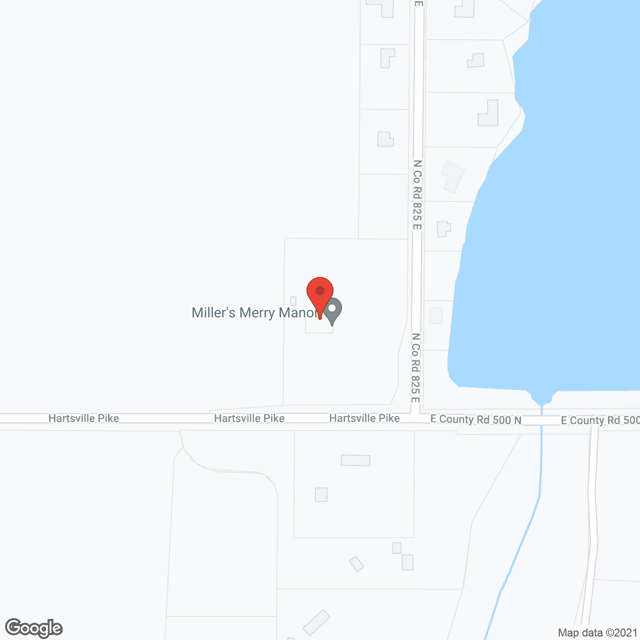 Miller's Merry Manor in google map