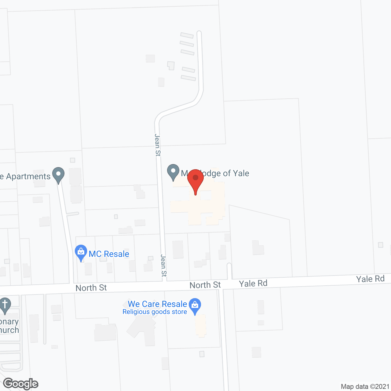 Medilodge of Yale in google map