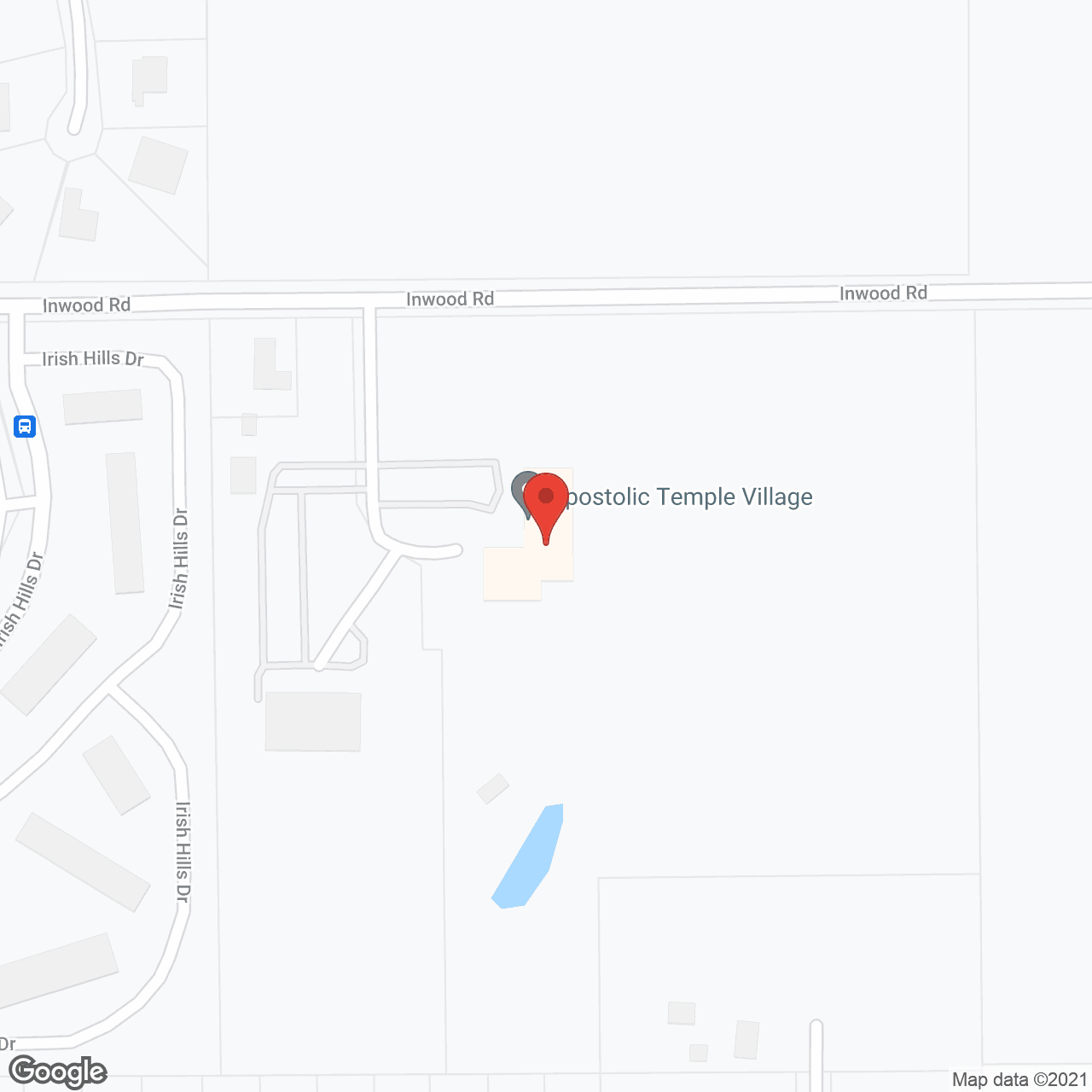 Apostolic Temple Village Inc in google map