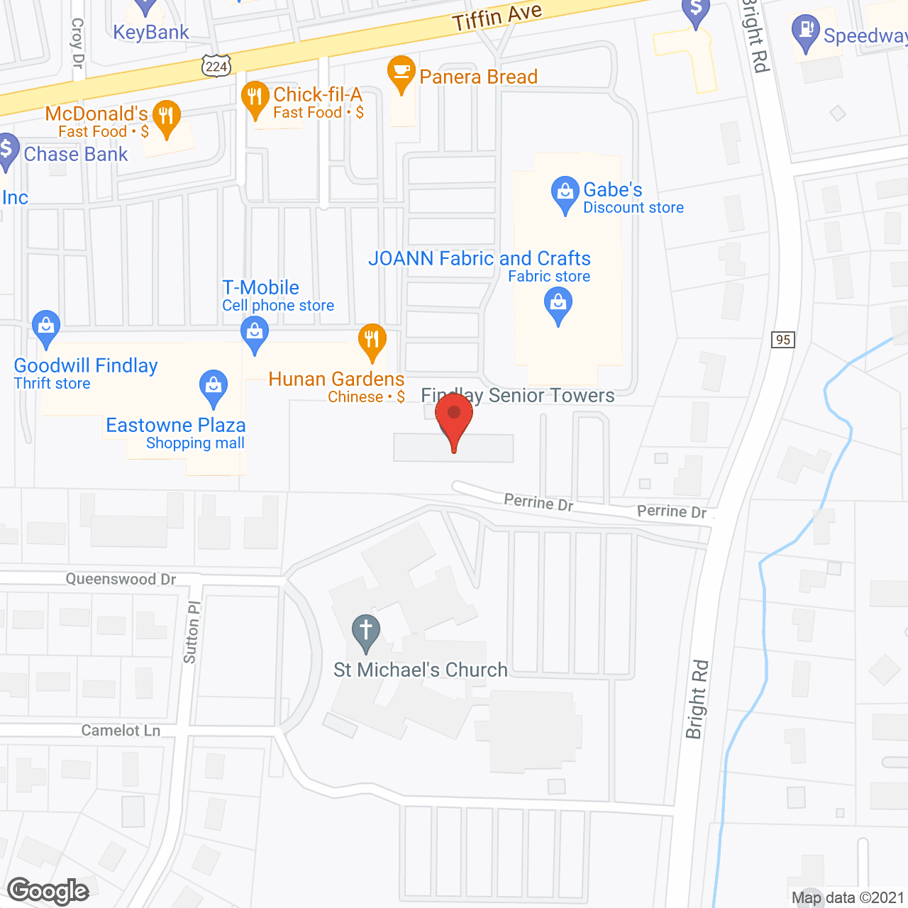 Senior Towers Ltd Inc in google map