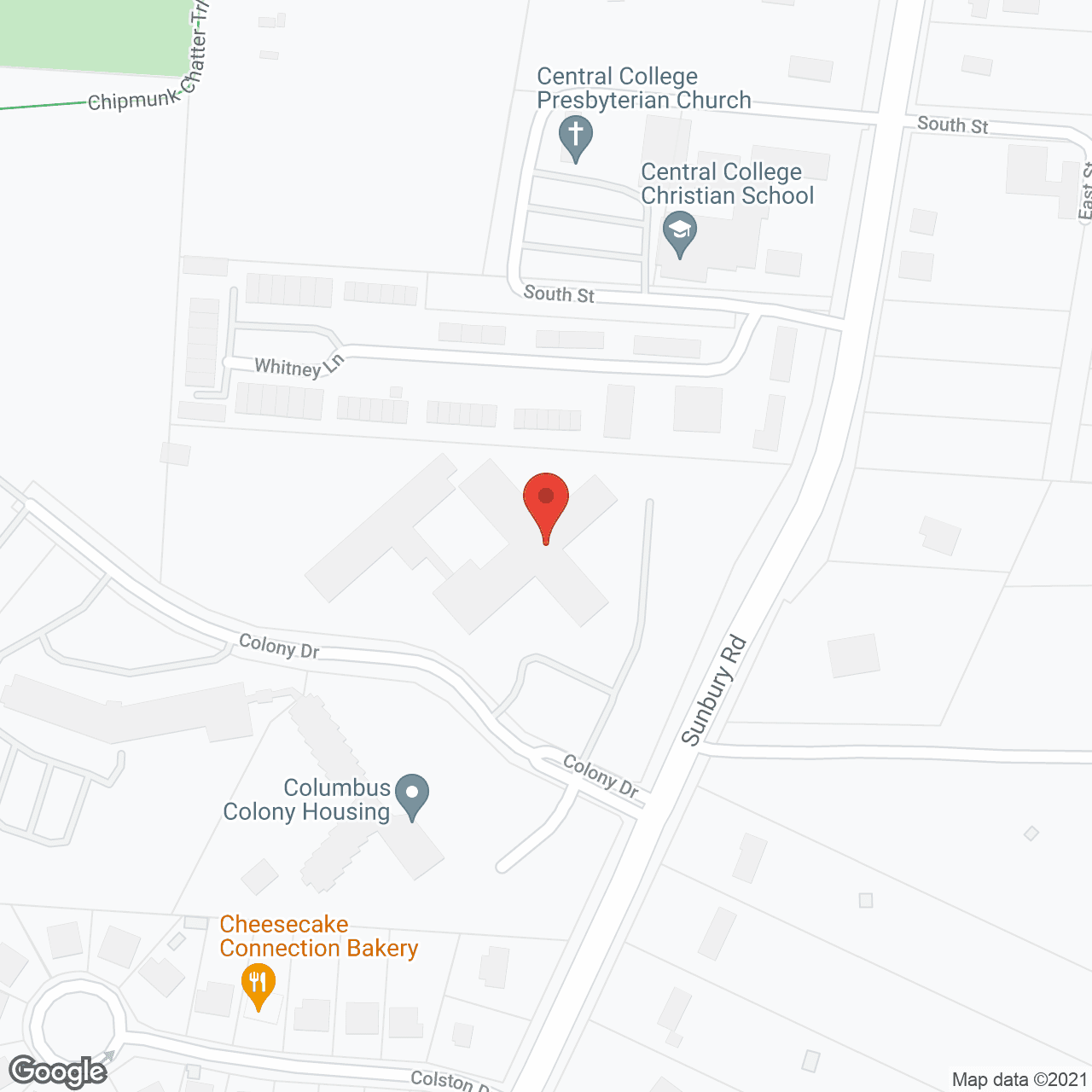 Columbus Colony Care Inc in google map