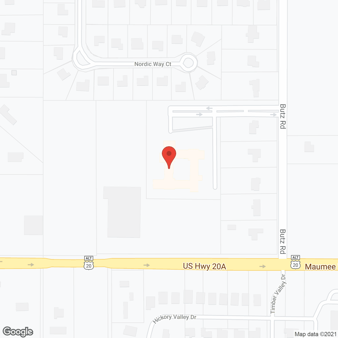 Swan Pointe Care Ctr in google map