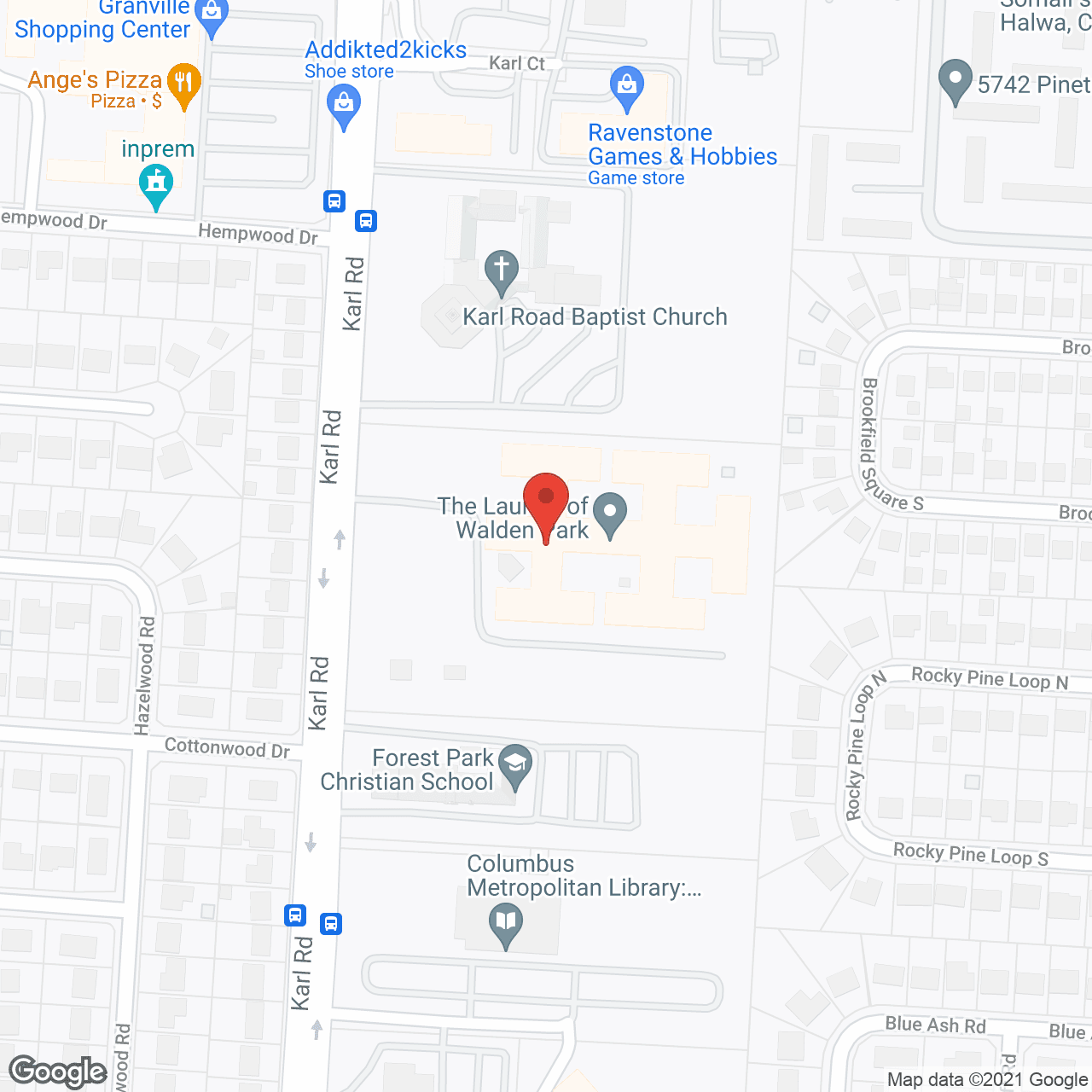 Villa Angela Care Center in google map