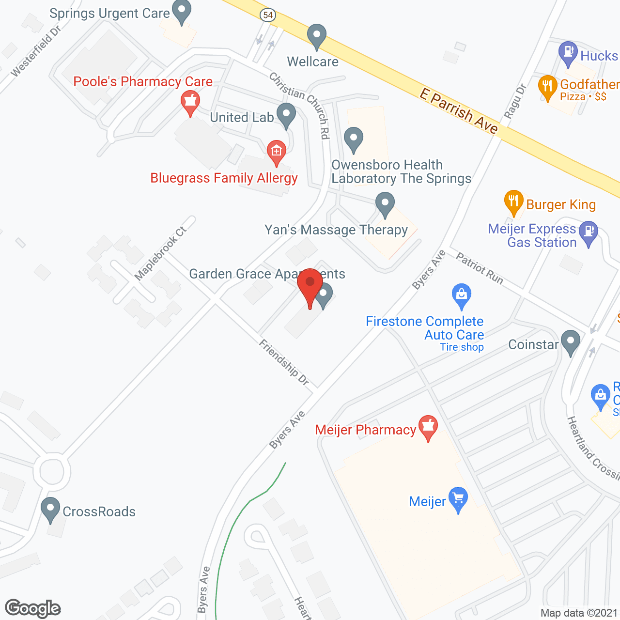 Maple Brook Village in google map