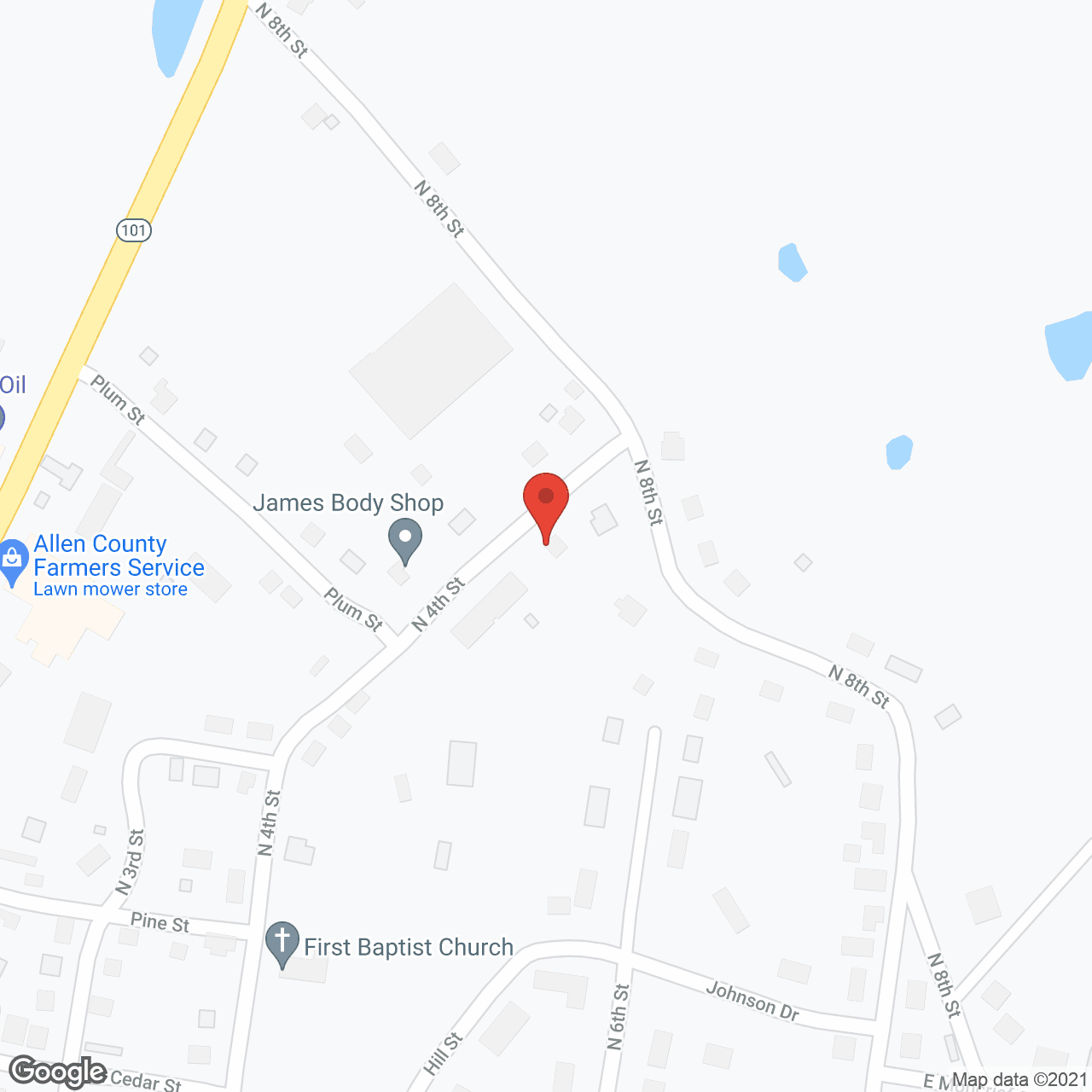 Scottsville Manor in google map