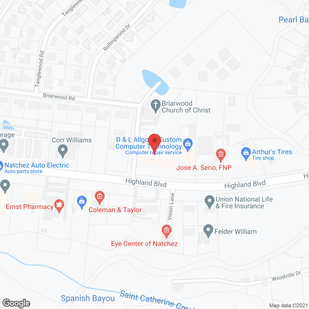 Magnolia Village in google map
