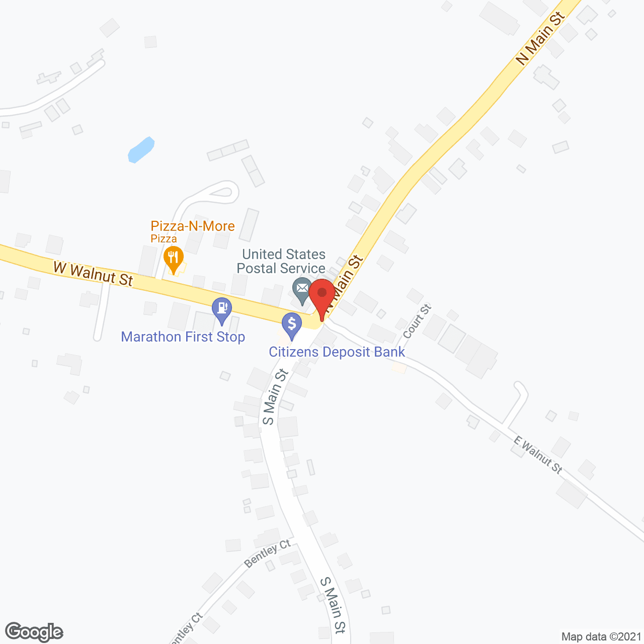 Robertson Co Health Care in google map